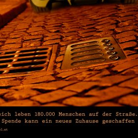 Idee Sujet Spendenaktion für Obdachlose